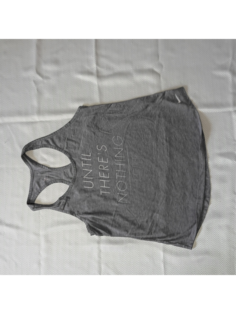 Nike Gray Racerback Athletic Tank Top